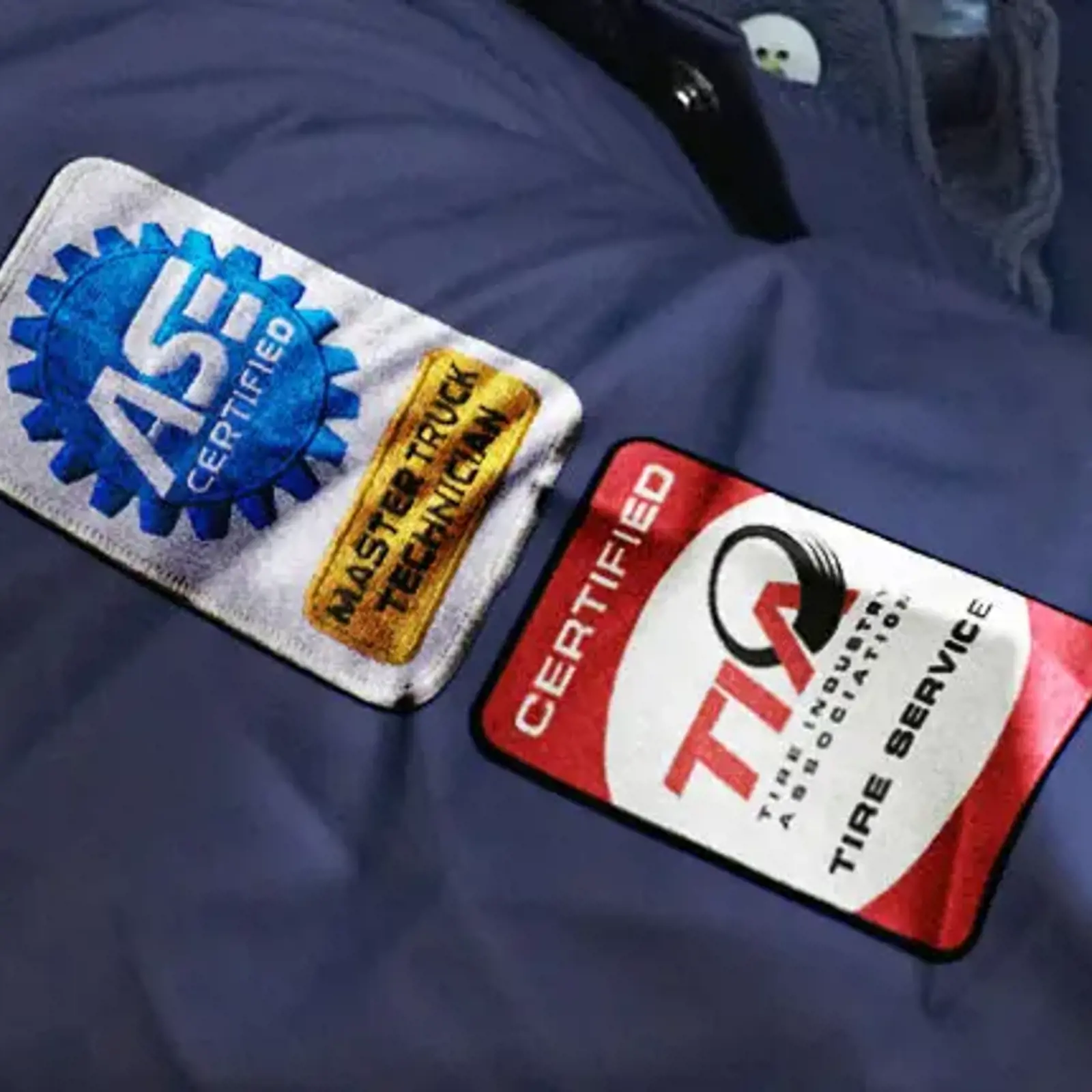 technician sleeve badges