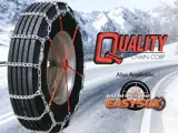 Tire in snow chains