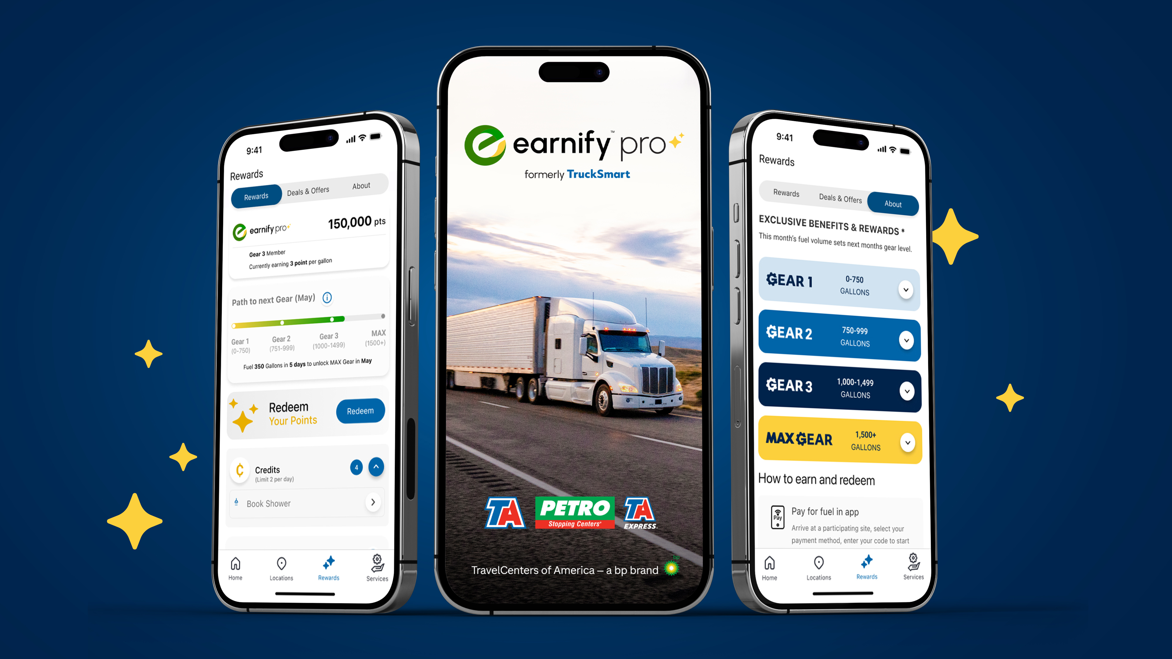 earnify™ Pro | TruckSmart & UltraONE Driver Rewards