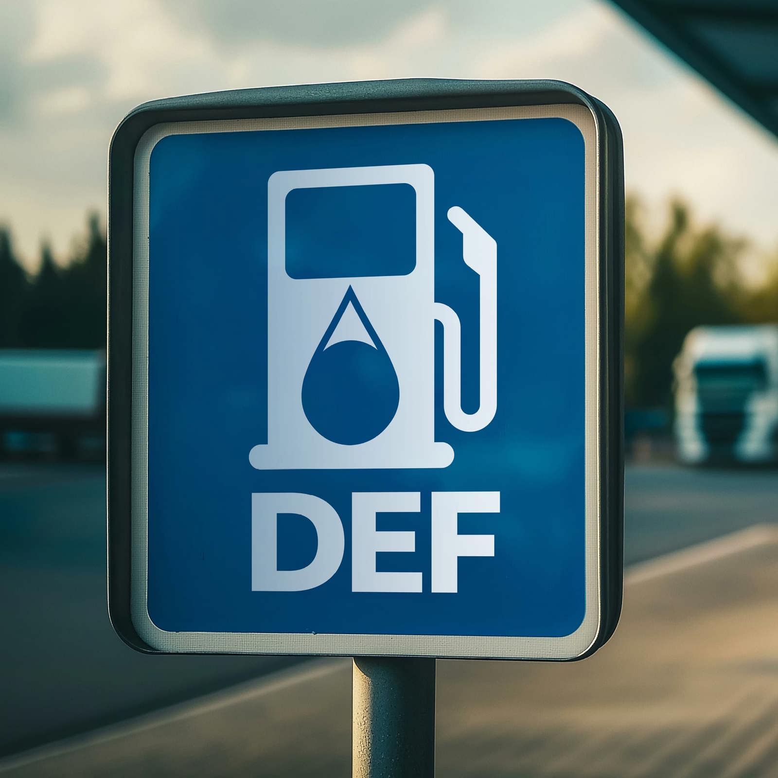 DEF signage at a TA Travel Center